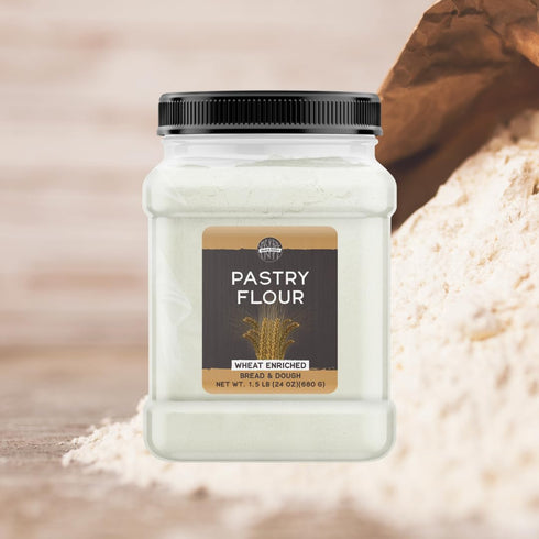 1.5 lb, Birch & Meadow Pastry Flour, Wheat Enriched, Bread & Dough