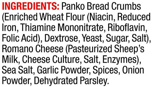 Vigo Italian Style Seasoned Panko Bread Crumbs, 8 Ounce