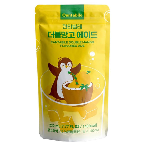 Generic Cantabile Korean Convenience Store Pouch Drink Ready-to-Drink Refreshing Beverage Imported from Korea
