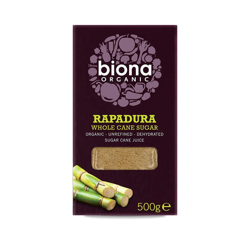 Biona 500g Organic - Sugar - Rapadura Whole Cane