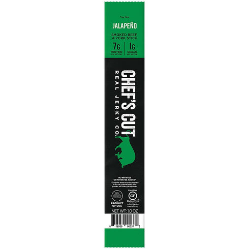 8g 1 oz (16-Count Chefs Cut Real Snack Sticks | High Protein Meat Snack Sticks with Protein, Gluten Free