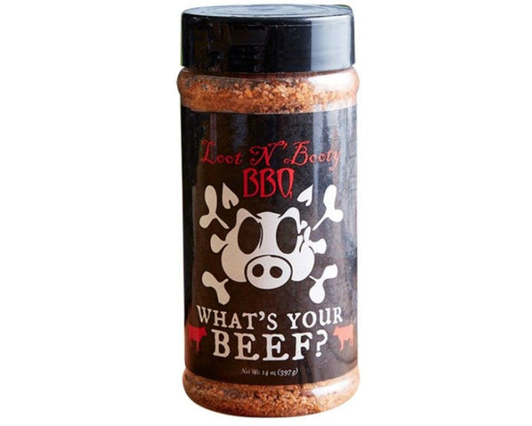 Loot N' Booty BBQ What's Your Beef 14 Ounce Shaker Bottle