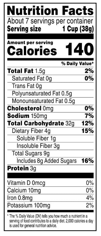 Generic 12.7 Oz Pack 3 Cold Breakfast Cereal byKashi- Strawberry Banana Smoothie Loops Cereal - Box