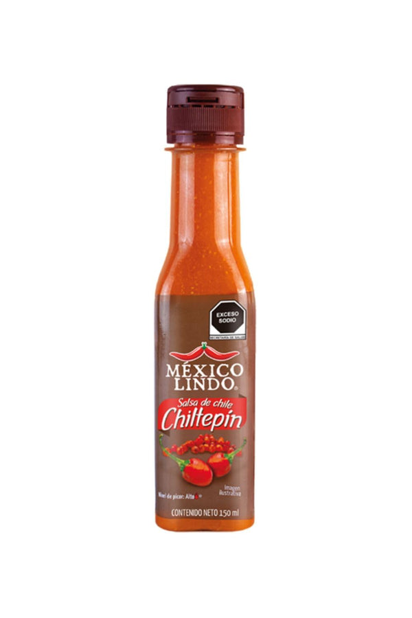 Mexico Lindo Chiltepin Hot Sauce | 14,200 Scoville Level | Traditional Spicy