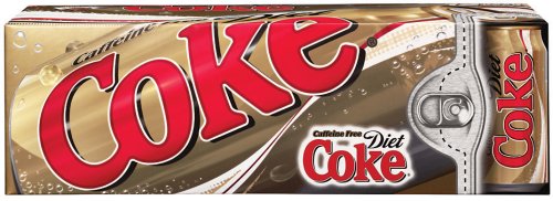 Unknown Coke Diet Caffeine Free Soda, 12 oz Can (Pack of 24)