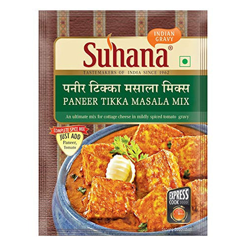 Suhana Paneer Tikka Masala 25g Pouch | Spice Mix | Easy to Cook