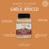Pride Of India Garlic Minced Whole - 7oz (200gm) - Fresh Garlic Cloves, Vegan, Gluten-Free, No Artificial Colors