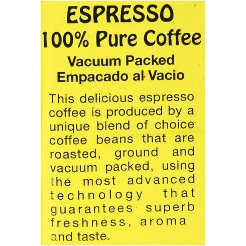 PILON 10oz 284g (Pack 06) Ground Espresso Coffee |