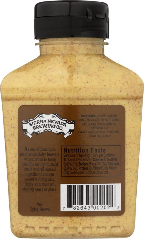 SIERRA NEVADA 9 oz Mustard Porter