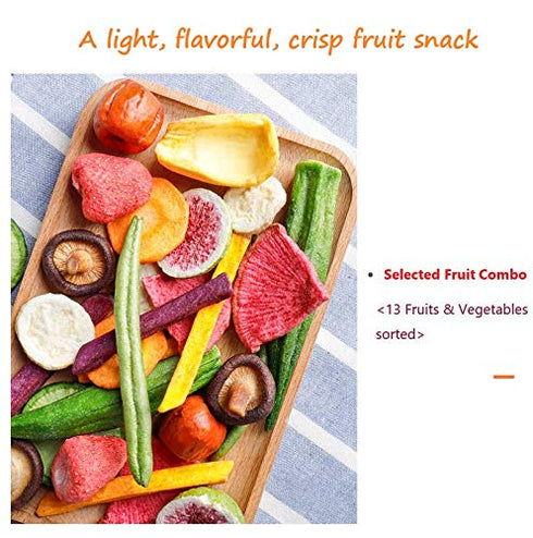 YRS frozen 125g) Freeze-Dried Fruit Crispy Fresh Healthy Snacks Food Vegetables Banana Jelly Fruit mixed Strawberry