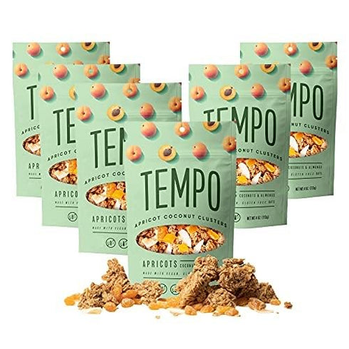 Apricot, Coconut, Almond Granola Clusters - 6 Pack of 4 oz Bags