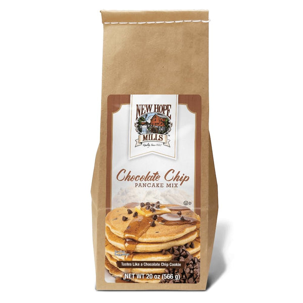Chocolate Chip Pancake Mix by New Hope Mills - Rich, Fluffy Pancakes