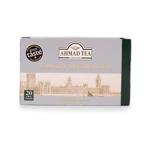 20-Count 8.4 (Pack 6) Ahmad Tea Decaffeinated Earl Grey Tea, Boxes, ounce