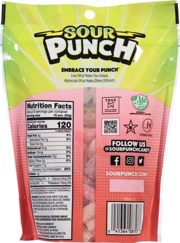 Sour Punch Amer Ragin Red Sub - 9 Ounce