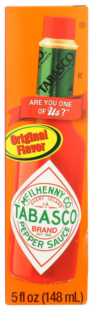 Tabasco Brand Pepper Sauce - Original Red 5oz. Pack of 2