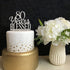 Silver Acrylic Custom 80 Years Blessed Cake Topper for 80th Birthday & Wedding Anniversary