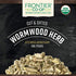 1lb Frontier Co-op Organic Wormwood Herb, Bulk Bag, Cut and Sifted - Artemisia Absinthium | Wormwood Tea and Herbal