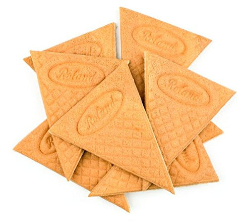 45 60-Ounce Roland Foods French Eventails, Degree Fan Wafers, Sourced in the USA, Tin
