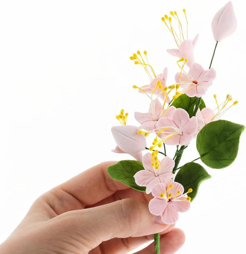 Global Sugar Art Cherry Blossom Sugar Flower Spray Gumpaste Flowers for Cakes