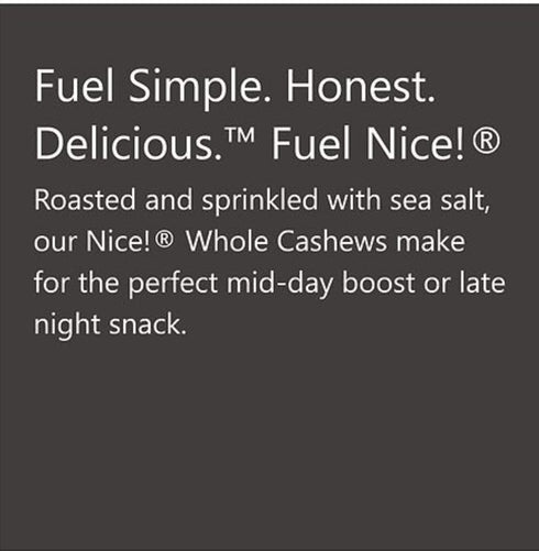 Generic 5g 160 Nice! Roasted Whole Cashews with Sea Salt, Premium Quality Nuts, Protein per Serving, Calories