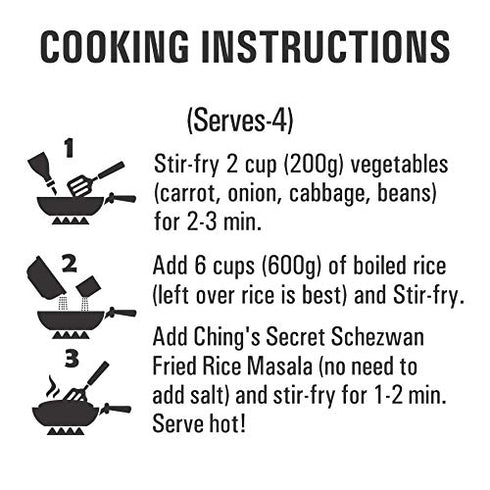 CHING'S 60 Secret Schezwan Fried Rice Masala Pouch, g