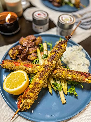 Lamb & Beef Kabob Seasoning - All Natural Gourmet Spice Blend, 1.5oz, 42g - Artisanal Meat Rub in Magnetic Tin