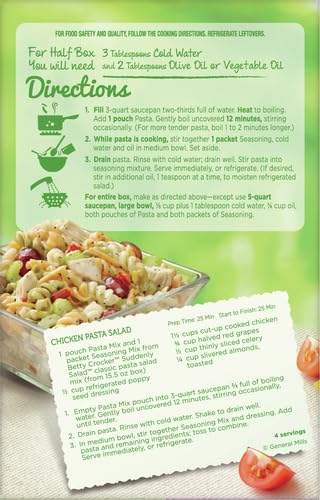 Suddenly Salad 15.5 oz, Pack) Betty Crocker Classic Pasta Salad, (Twin