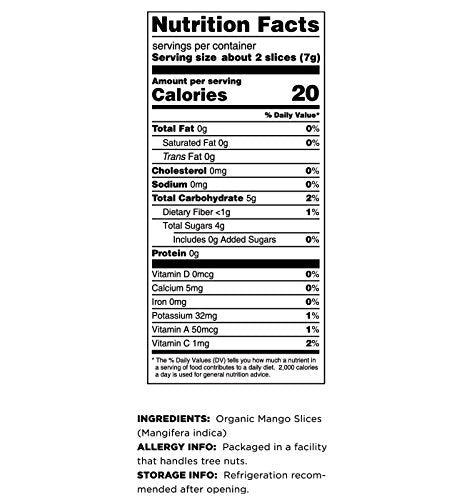 2 Lbs (2 Pack) Terrasoul Superfoods Organic Dried Mango Slices, - Naturally Sweet & Tart | No-Added Sugar | Healthy