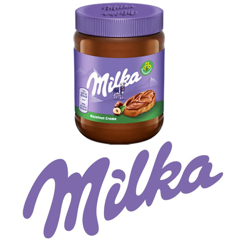 2 PACK- 2 350 Milka Hazelnut Creme Spread - x g Jars