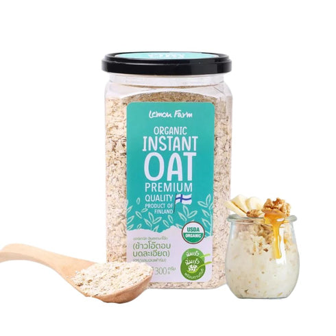 Generic Organic Instant Oats Premium - Quick Cook for Healthy Breakfasts & Baking