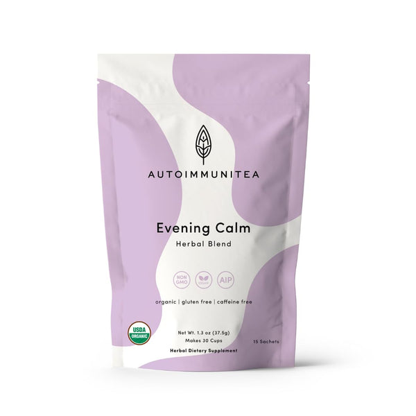 AutoimmuniTea AIP Stress Relief, Bedtime Blend for Restful Sleep, Calming Tea with Lavender, Tulsi, Passion Flower - 15