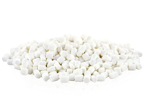 (2.5 Lbs) 2 PACK Sarah's Candy Factory Vanilla Mini Dehydrated Marshmallows in Jar - Mini Marshmallow Bits for Hot