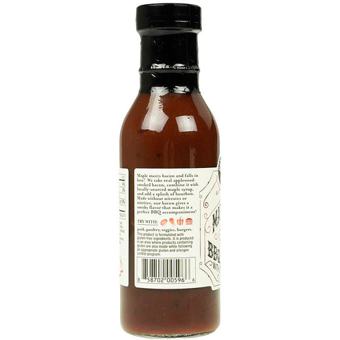 14oz Brownwood Farms Ghost Pepper & Maple Bacon BBQ Sauce Bundle Bottles