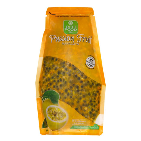 Deli Food Passion Fruit Pulp with seed, No Added Sugar, Authentic Flavor, Maracuya Real