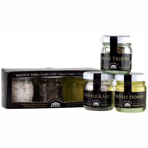 RITROVO SELECTIONS Pack: 3 1 oz. Casina Rossa Truffles Trio Truffle Carpaccio - Truffle Honey - Truffle & Salt, x