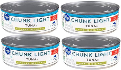 Generic Chunk Light Tuna in Oil (4 Cans, 5 oz. each)