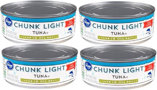 Generic Chunk Light Tuna in Oil (4 Cans, 5 oz. each)
