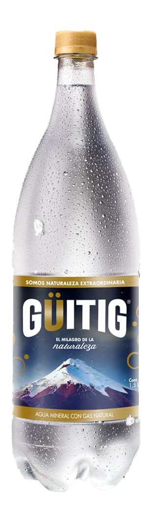 Generic 1.5 Pack 3 Guitig Sparkling Nature Water, LITER