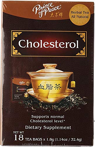 PRINCE OF PEACE Cholesterol Herbal Tea, 18 Bags, 0.02 Pound