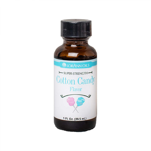 LorAnn Oils Super Strength Flavoring - Cotton Candy, 1 fl oz, 4X Stronger Than Extracts for Candy Making