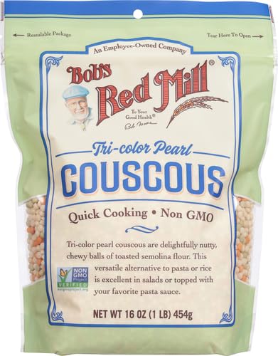 16 Oz (Pack 4) Bob's Red Mill Tri-Color Pearl Couscous