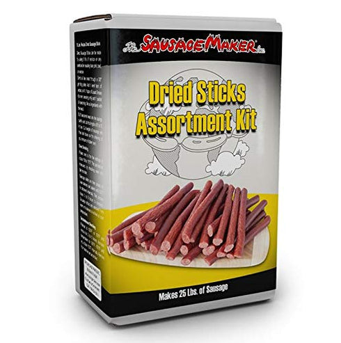 The Sausage Maker - Dried Sausage Sticks Assortment Kit with 19mm Collagen