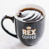 100 Packs Rex Coffee Organic Fairtrade Natural Decaf Freeze-Dried Instant Sticks Naturally Decaffeinated Arabica