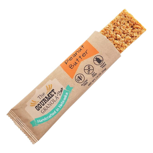 Generic 1.2 oz 6 Pack The Gourmet Granola | Peanut Butter Granola Bars | Soft and Chewy | Great On the Go Snack | Dairy