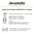 1.5 (136 Javamelts French Vanilla Flavored Sugar | Vanilla Sugar for Baking, Coffee Syrup Substitute, Cocktails, Tea |
