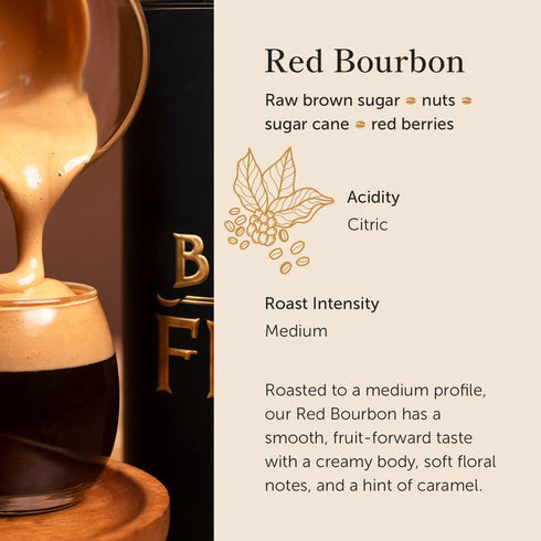 (16 oz) Bean of Fire El Salvador Red Bourbon Honey Ground Coffee Medium Roast, Single Origin Specialty, Smooth & Fruity