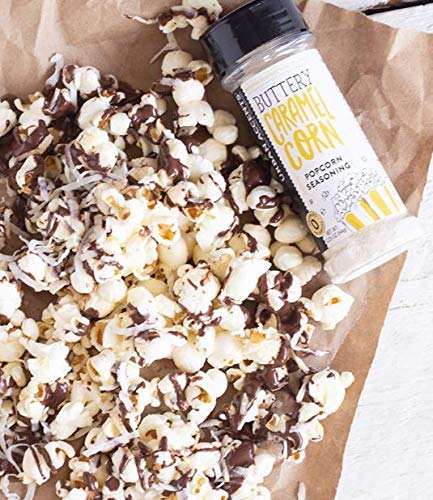 Urban Accents Pack, (6 Gourmet Popcorn Seasoning Variety All Natural Flavors) - Dill Pickle, White Cheddar, Kettle