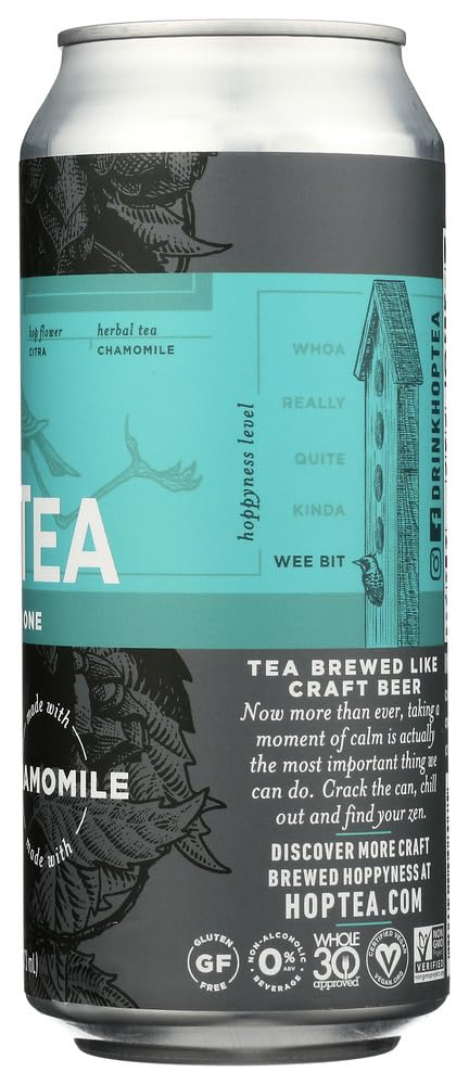 Hoplark Hoptea 16 12 Hoplark The Calm One Sparkling HopTea, Fluid Ounce -- per case.