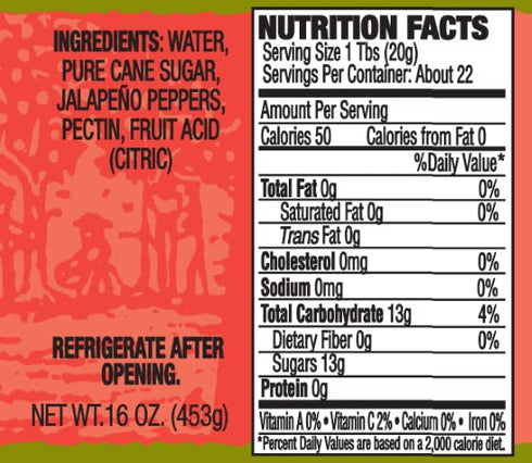 16oz (Pack 6) Dillman Farm All Natural Jalapeno Jelly - Gluten-Free, Non-GMO, Vegan, Kosher, Eco-Friendly, Preservative
