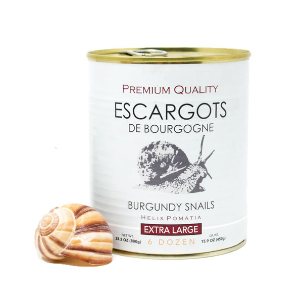 Escargots - 72 Pieces of Organic Helix Burgundy Snails - "Land Lobster"